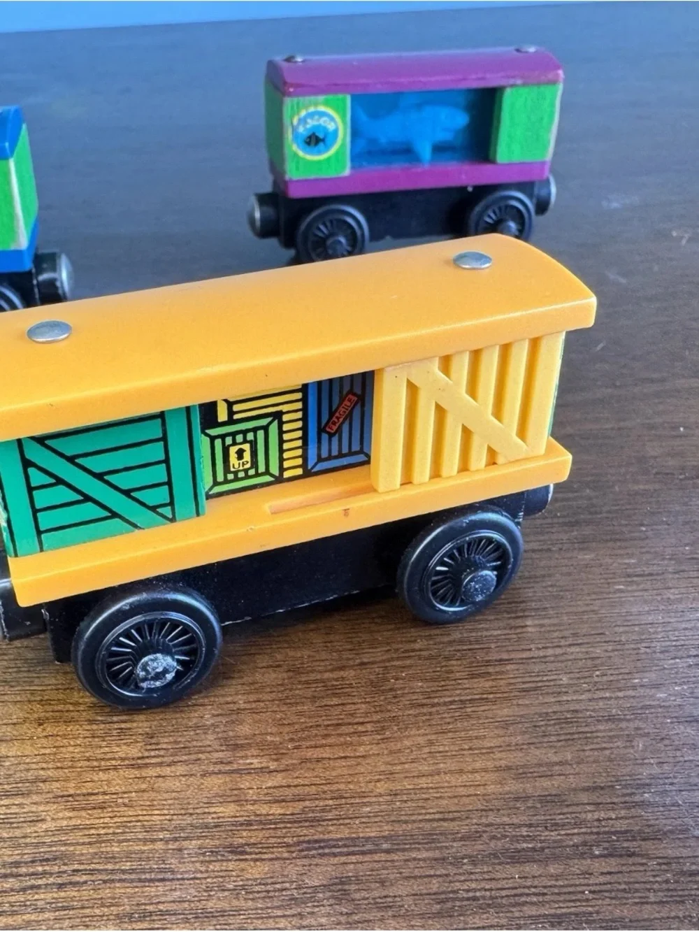 Thomas the Train Zoo Animal Train Hippo Car Monkey Shark Octopus Wooden Trains